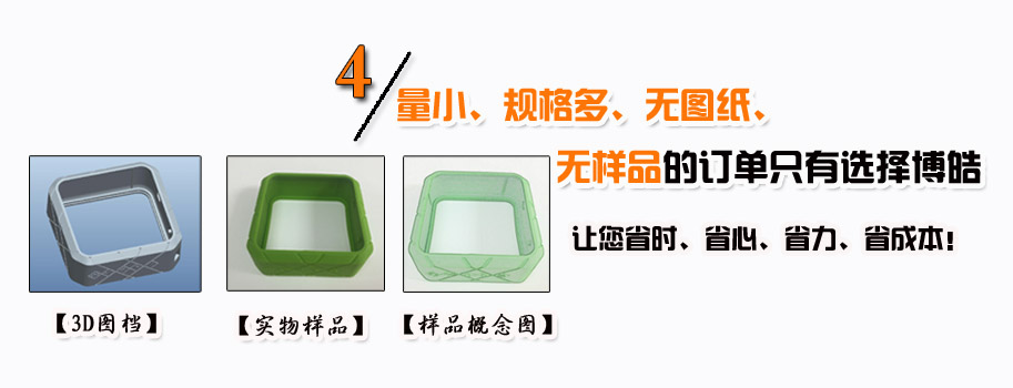 量小、規(guī)格多、無圖紙、無樣品的訂單只有選擇博皓。